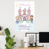 Fairytale Affiche de bienvenue, Princesse (Bureau à domicile)