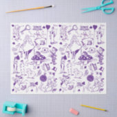 Fairytale Alice in Wonderland Pattern Decoupage Tissuepapier (Craft)