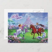 Fairytale bruiloft briefkaart (Voorkant / Achterkant)