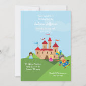 Fairytale Castle 5x7 Anniversaire Fête Invitation (Devant)