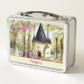 Fairytale Castle Monogrammed Lunch Box (Dos)