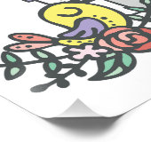 Fairytale Castle Princess Eigen naam Perfect Poster (Hoek)