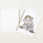 Fairytale Castle Princess Eigen naam Planner (Display)