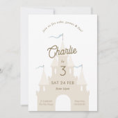 Fairytale Castle Princess Prince Party Invitation (Devant)