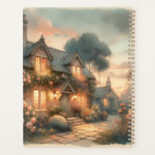 Fairytale Cottage au coucher du soleil avec Rose (Dos)