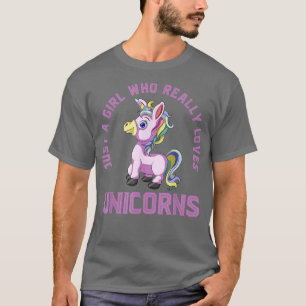 Fairytale Dierenvriend gewoon een meisje dat echt T-shirt
