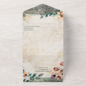 Fairytale Dragon Mariage Tous en une invitation (Dehors)