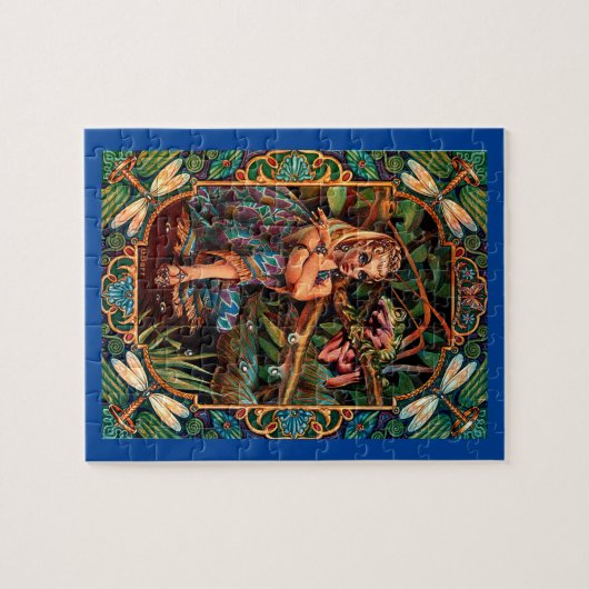 Fairytale Elf Princess en Frog Legpuzzel (Horizontaal)