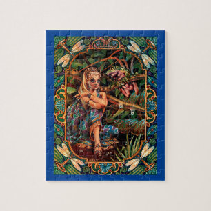 Fairytale Elf Princess en Frog Legpuzzel