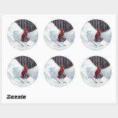Fairytale fantasy Art Sticker - Wolf binnen (Vel)