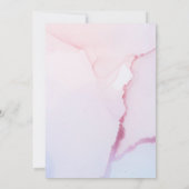 Fairytale Fox Pink Sky Dream | Virtueel Baby showe Kaart (Achterkant)