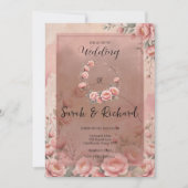 Fairytale Garden Sparkle Faire-part de mariage (Devant)