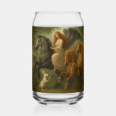 Fairytale Horses and Angel Drinkware Set (Verso)