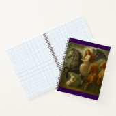 Fairytale Horses and Angels Spiral Notebook Notitieboek (Binnen)