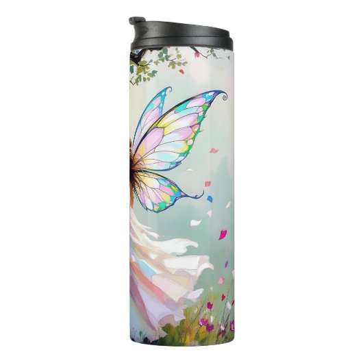 Fairytale Inspired Fairy and Whimsical Tree Thermosbeker (Geroteerd rechts)