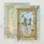 Fairytale kasteel in de nesten kaart (Voorkant / Achterkant)