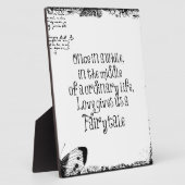  Fairytale Love Quote Fotoplaat (Zijkant)