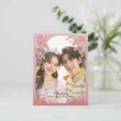 Fairytale merci photo mariage Carte postale (Debout devant)