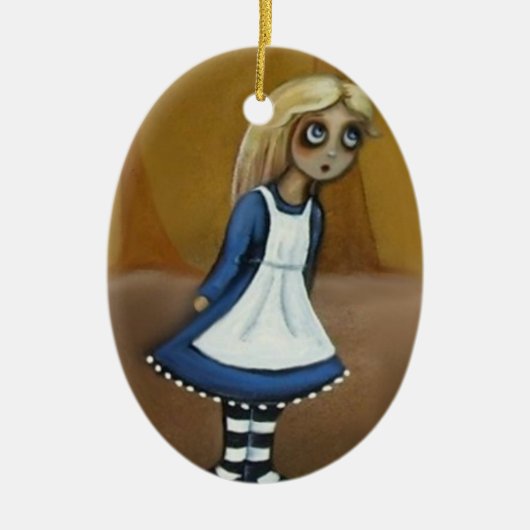 Fairytale Ornament Alice en de Mad Hatter (Voorkant)