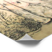 Fairytale Princess en Tree Elf-Poster Poster (Hoek)