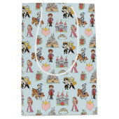 Fairytale Princess et Motif Chevalier Sac cadeau (Devant)