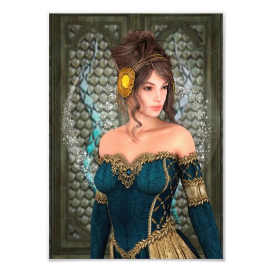 Fairytale Princess Foto Afdruk (Voorkant)