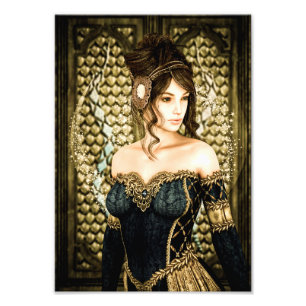 Fairytale Princess Foto Afdruk