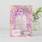 Fairytale Princess Sweet 16 Invitation (Debout devant)