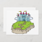 Fairytale Wedding Castle Briefkaart (Voorkant / Achterkant)