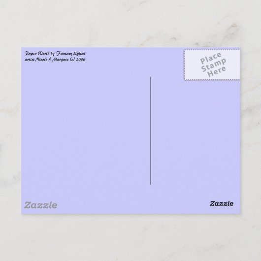 Fairytales, carte postale (Dos)