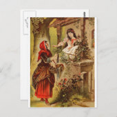 Fairytalesque - Sneeuwwit Briefkaart (Voorkant / Achterkant)