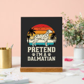 Fais comme si j'étais un chien rétro dalmatien (Mariage)