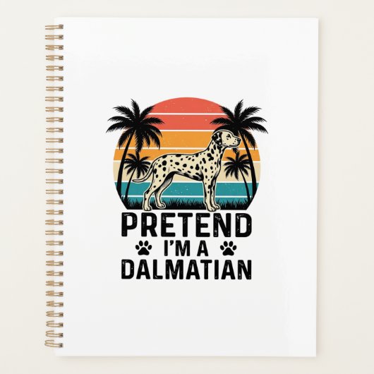 Fais comme si j'étais un dalmatien vintage (Devant)