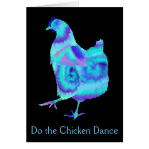 Fais la danse du poulet Arts colorés et drôles de