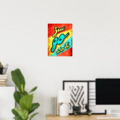 Fais-le, tout simplement, affiche vintage motivant (Bureau à domicile)