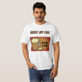 Fais ma journée t-shirt drôle de boisson (Devant entier)
