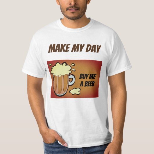 Fais ma journée t-shirt drôle de boisson (Devant)