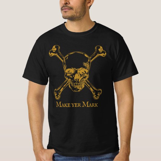 Fais ta marque ! T-Shirt Pirate Crâne (Devant)