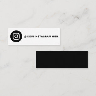 Fais ta propre carte de visite Instagram