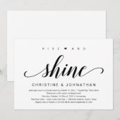 Fais-toi belle, Faire-part de mariage en fuite (Devant / Derrière)