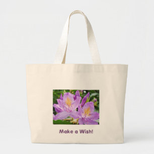 Fais un vœu ! Sac fourre-tout Rhododedrons violets