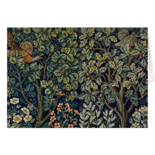 Faisan d'arbre boisé William Morris (Devant Horizontal)
