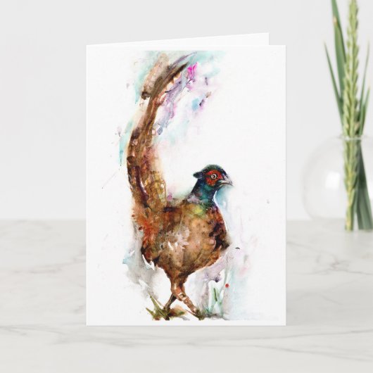 Faisan de carte de Noël  (Devant)