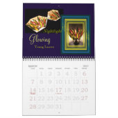 Faisant à calendrier de lampes en verre souillé (Mar 2027)