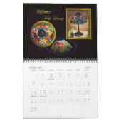 Faisant à calendrier de lampes en verre souillé (Feb 2027)