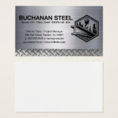 Faisceau d'acier et treuil de grue | Construction (Devant & derrière)