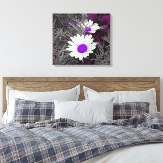 Faisceaux avec toile violet emboutie (Insitu(Chambre))