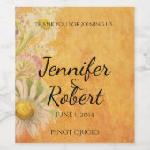 Faisceaux rustiques aquarelles sur le Étiquette de (Étiquettes simples)