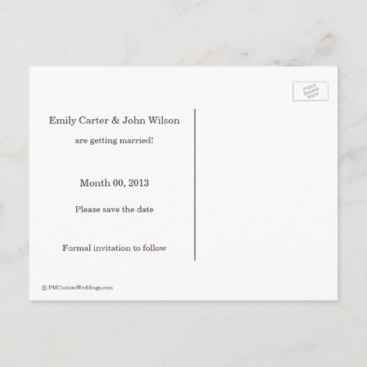 Faisceaux rustiques Enregistrer la carte postale D (Dos)