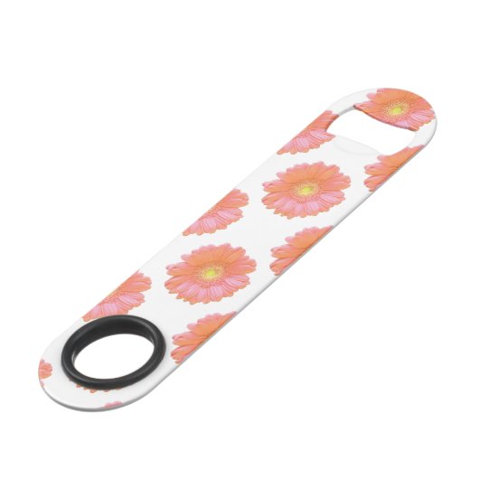 Faisée de gerbera orange (Devant angulaire)